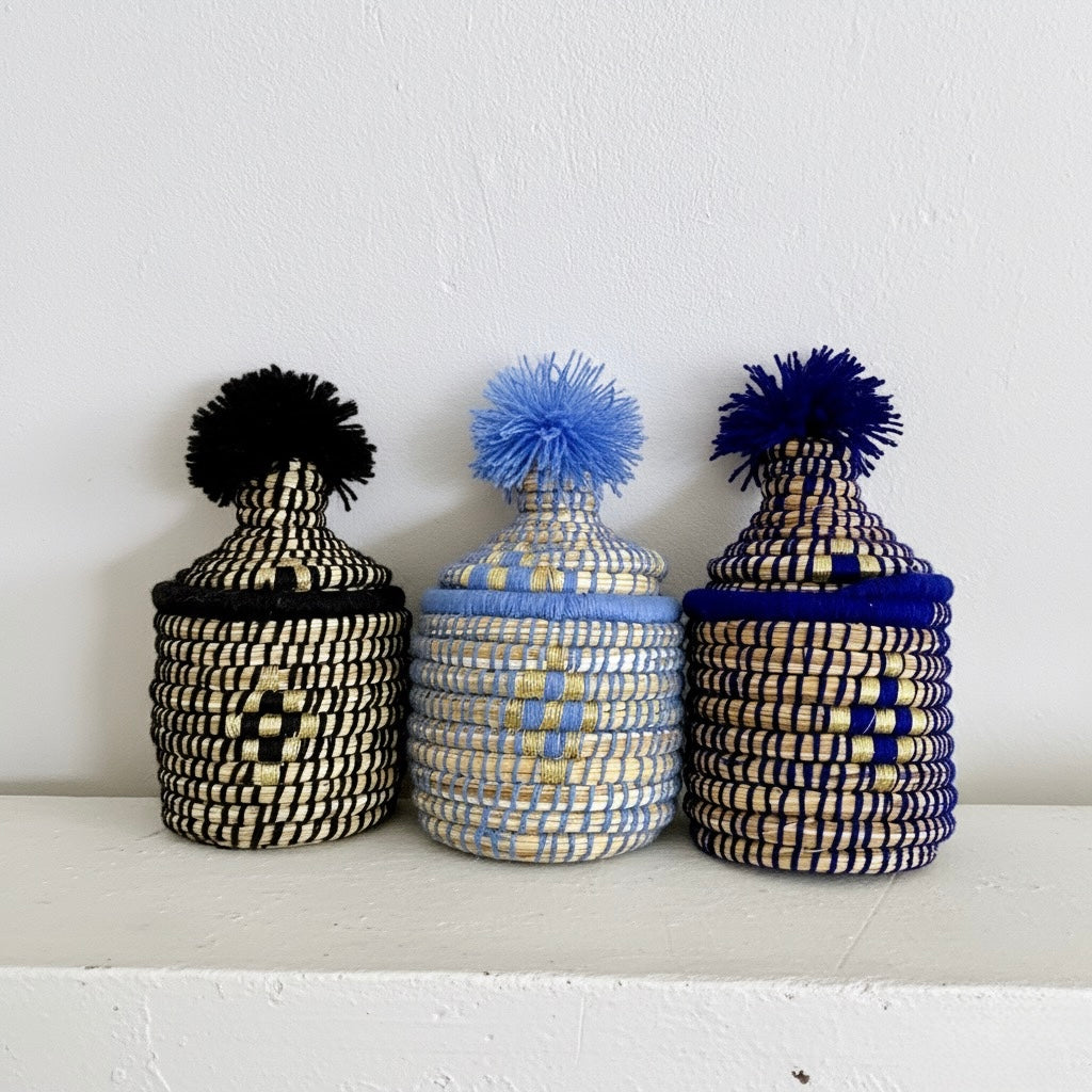 Decorative storage box Small Light blue