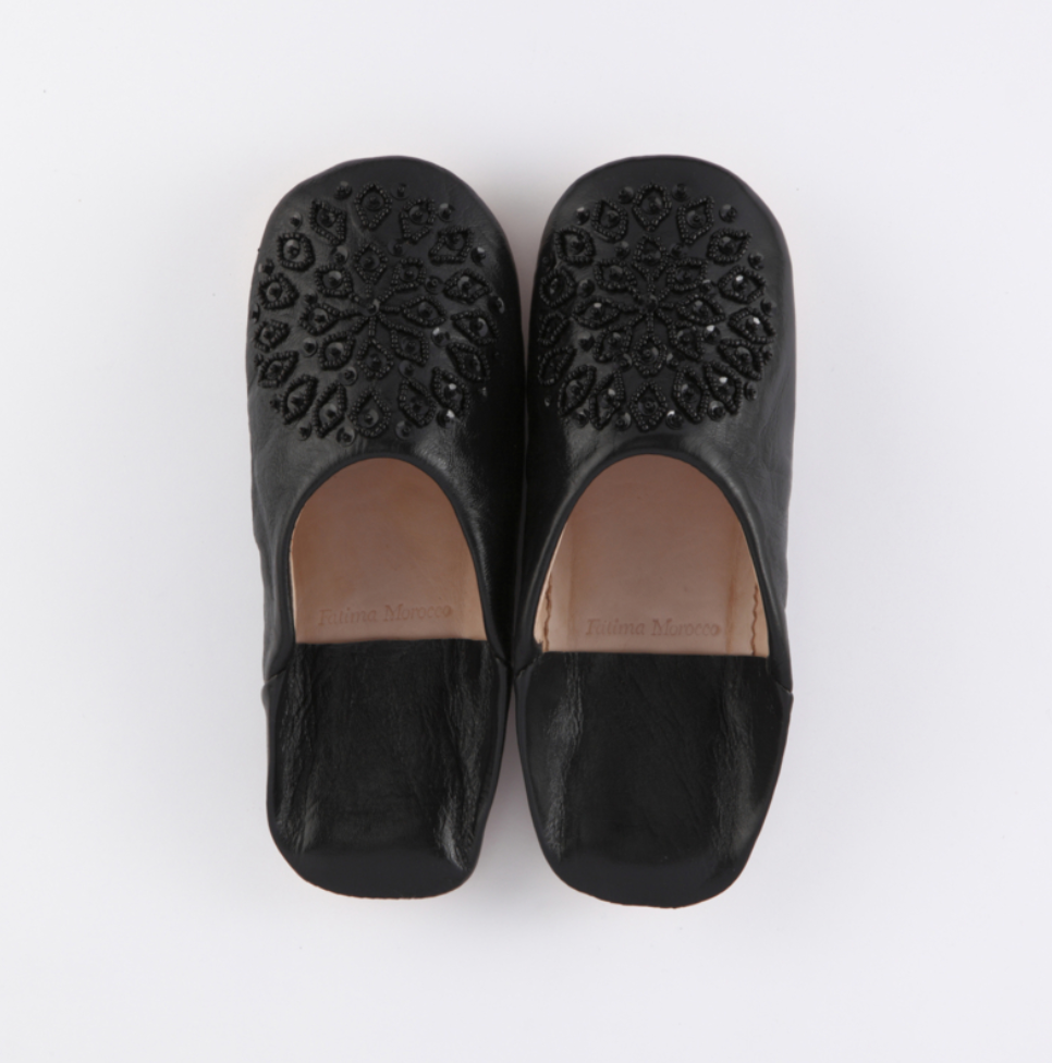 Sequin babouche Black