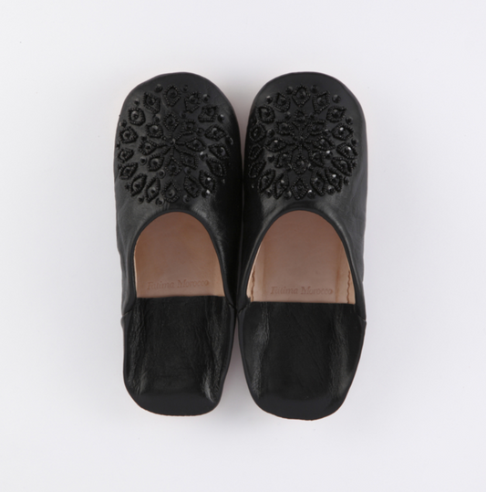 Sequin babouche Black