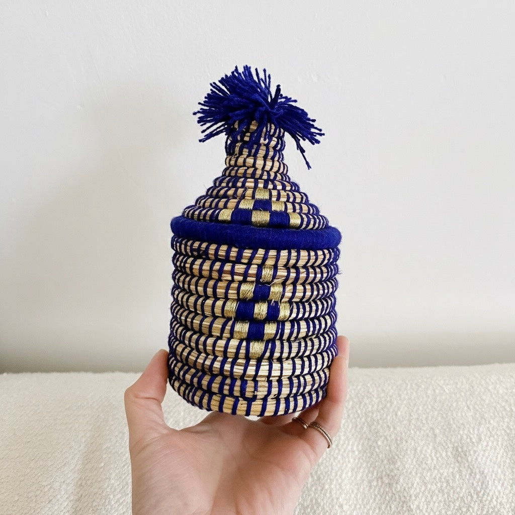 Decorative storage box Small  Blue