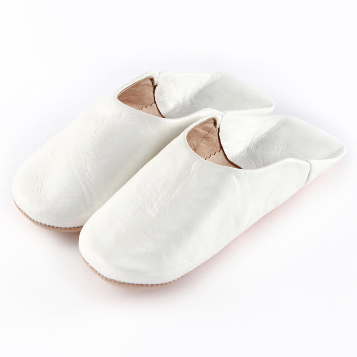 Babouche Simple White