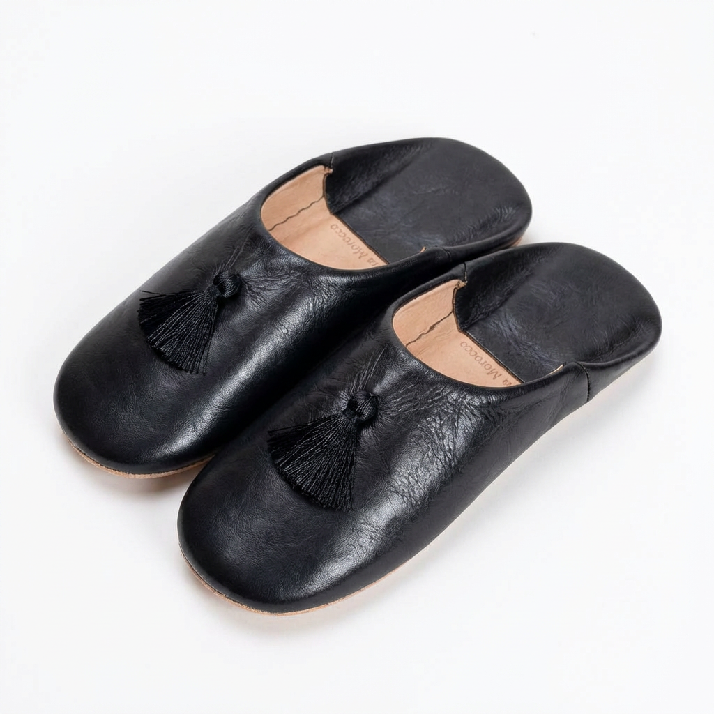 Tassel babouche Black