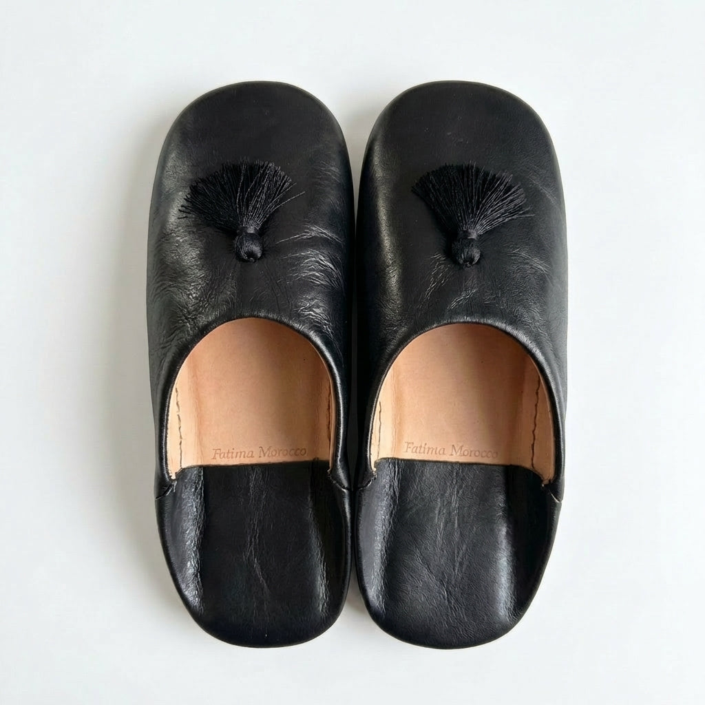 Tassel babouche Black