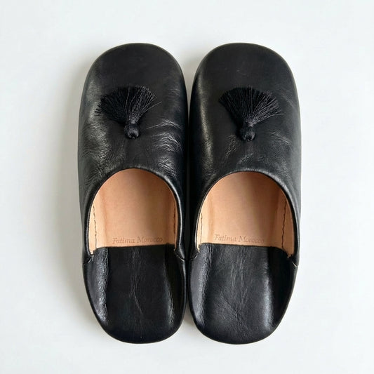 Tassel babouche Black